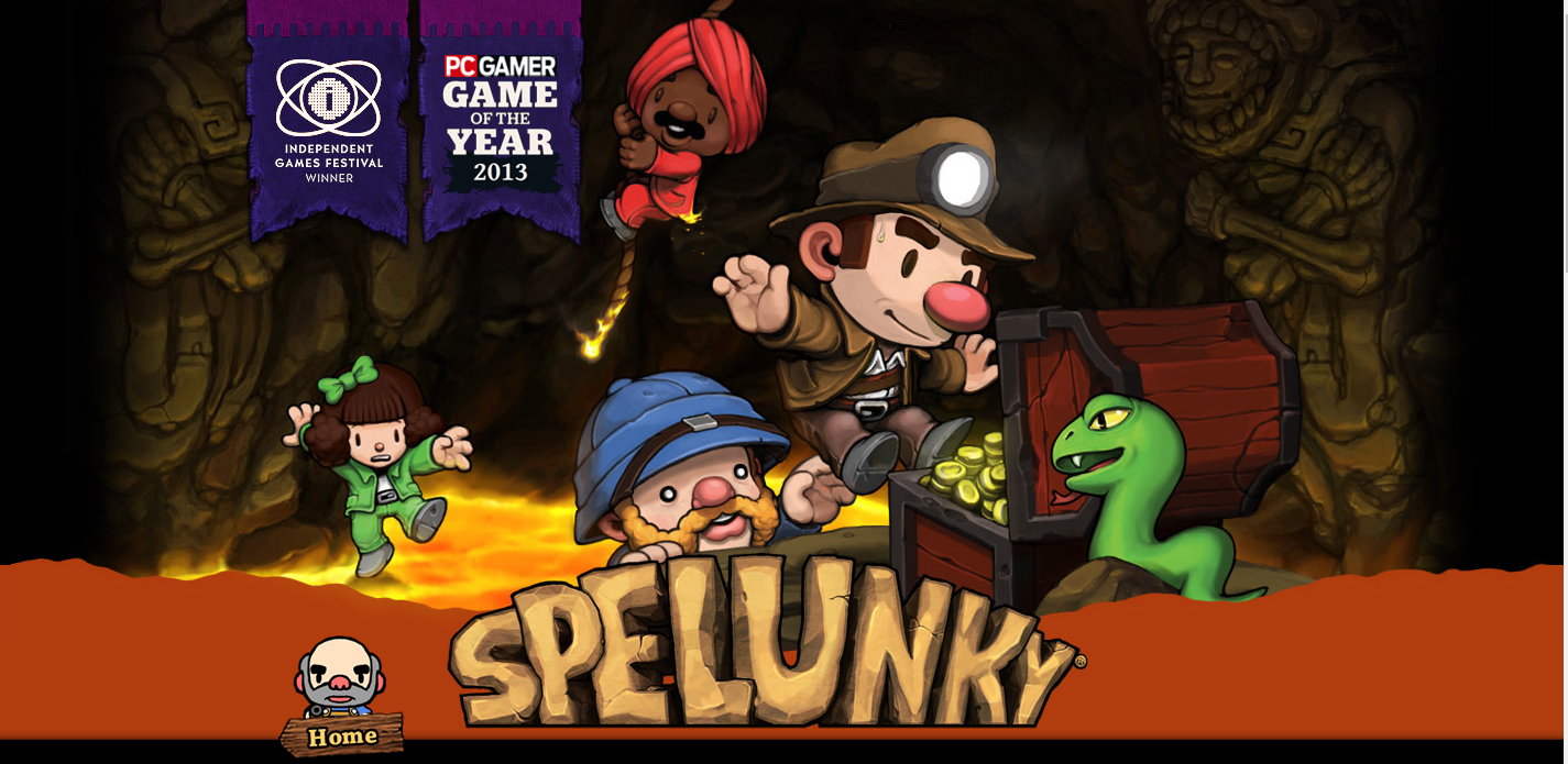 بازی  Spelunky
